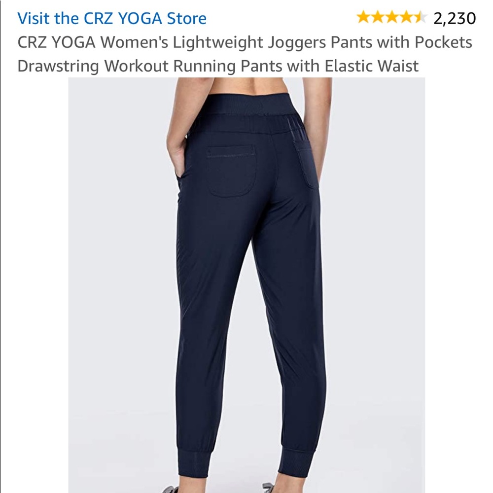 CRZ yoga joggers (lulu dupes)